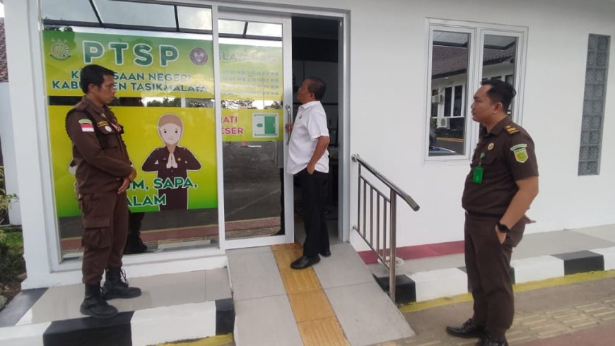 Komitmen WBBM, Kejari Kabupaten Tasikmalaya Hadirkan Ruang Pelayanan Terpisah