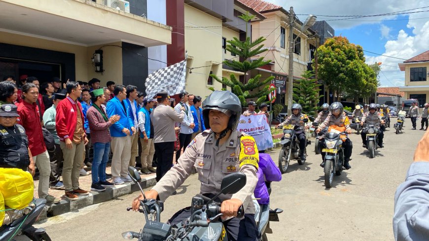 Sambut Ramadhan, Polres Tasikmalaya Gandeng Mahasiswa dan OKP Gelar Bhakti Sosial