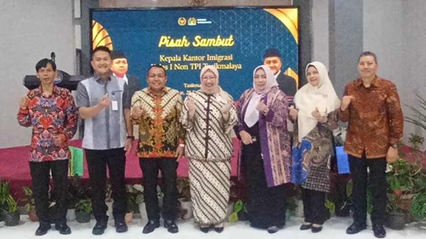 Serah Terima Jabatan Kepala Kantor Imigrasi Tasikmalaya, Surjono Digantikan oleh Indra Bangsawan