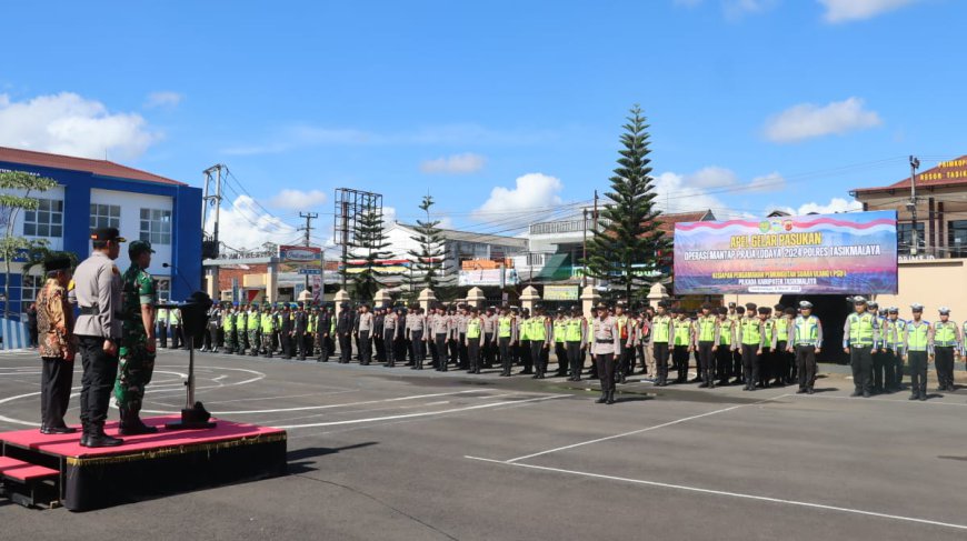 Ribuan Personil Gabungan Disiagakan untuk Amankan Pemungutan Suara Ulang di Kabupaten Tasikmalaya