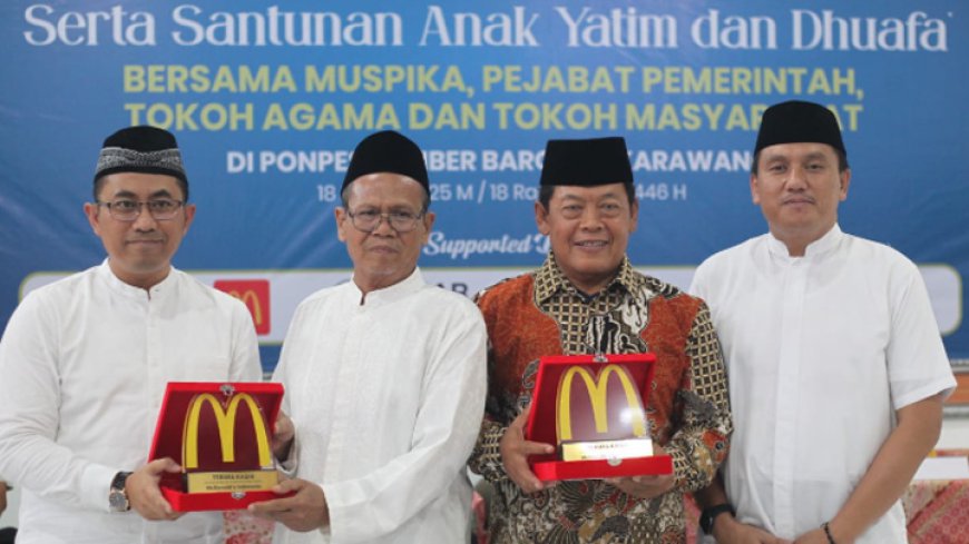 Merajut Kebersamaan Ramadan, McDonald’s Indonesia Gelar Program Sosial di Karawang