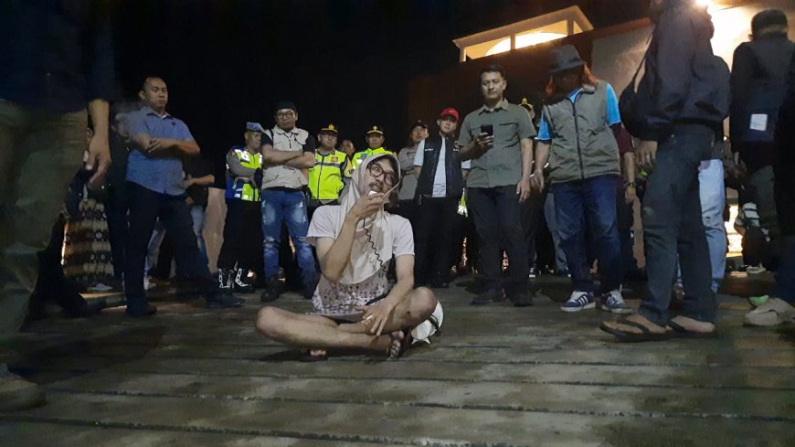 Debat Bupati dan Wakil Bupati Tasikmalaya Diwarnai Orasi Aktifis Jaman, Serukan Tolak Politik Uang