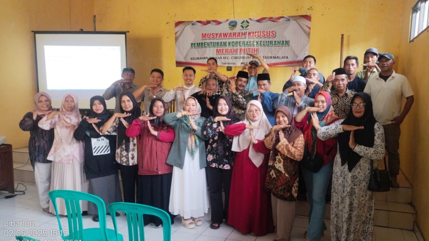 Koperasi Merah Putih Kelurahan Ciakar Resmi di Bentuk, Davi Dzulfiqar Terpilih Jadi Ketua