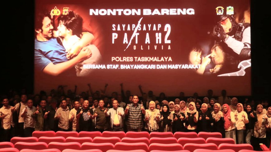 Nobar Film Sayap Sayap Patah 2, AKBP Haris Dinzah: Ini Sumber Inspirasi dan Refleksi Anggota Polri