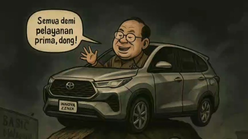 Sudah Tak Malu Lagi, Sekda Kota Tasikmalaya Mulai Berani Gunakan Mobil Dinas Baru