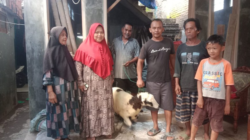 Yayasan Padi Salurkan Bantuan Hewan Kurban dari Kapolres Tasikmalaya Kota dan Sekda