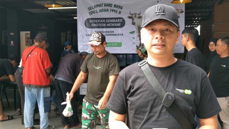 Program Sembako Protein Hewani, Kolaborasi Pegadaian Tasikmalaya dan DT Peduli untuk Warga