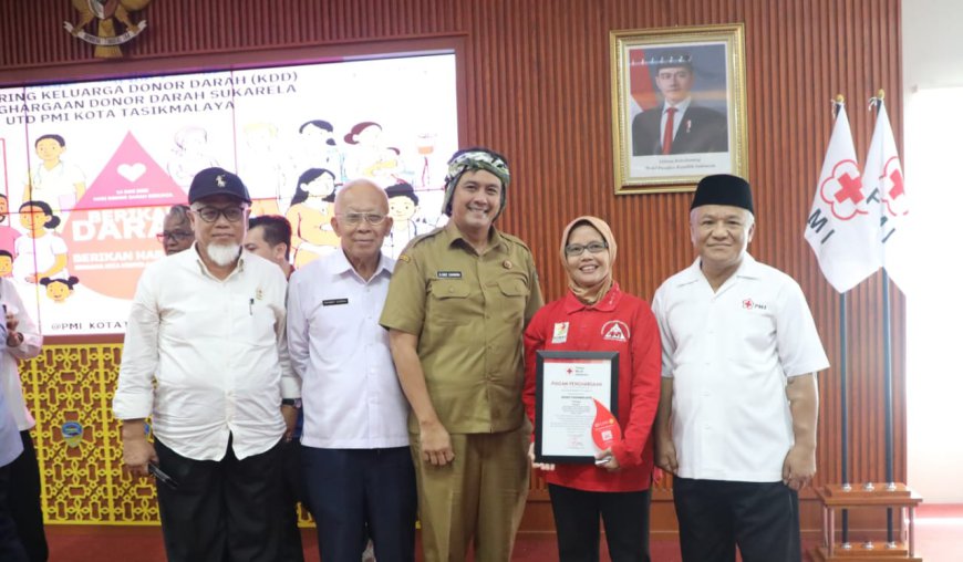 Diky Candra Ajak Masyarakat Kota Tasikmalaya Perkuat Budaya Donor Darah Sukarela